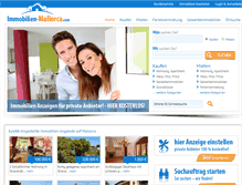 Tablet Screenshot of immobilien-mallorca.com